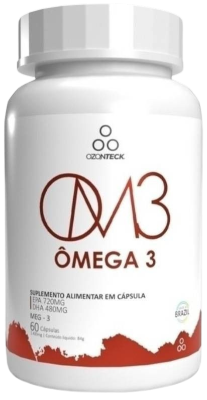 Ômega 3 Ozonteck com 60 cápsulas