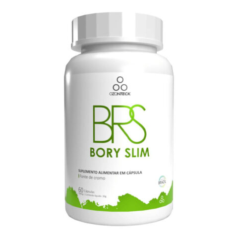 Frasco de Bory Slim Ozonteck com 60 cápsulas